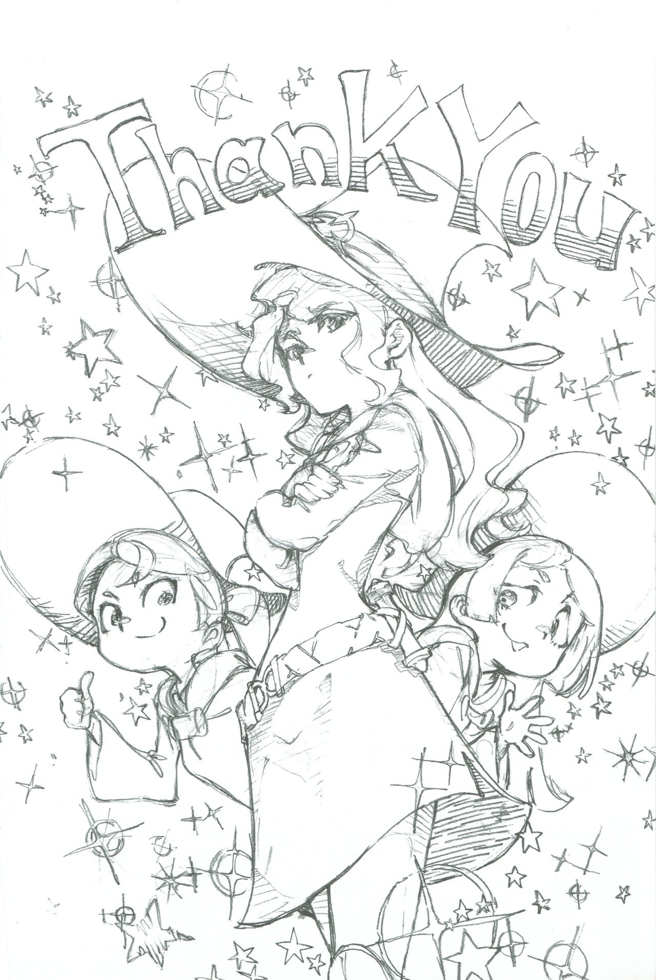 little witch academia creators sketchbook