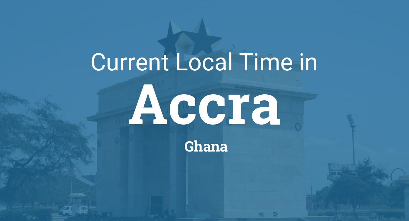 local time in ghana