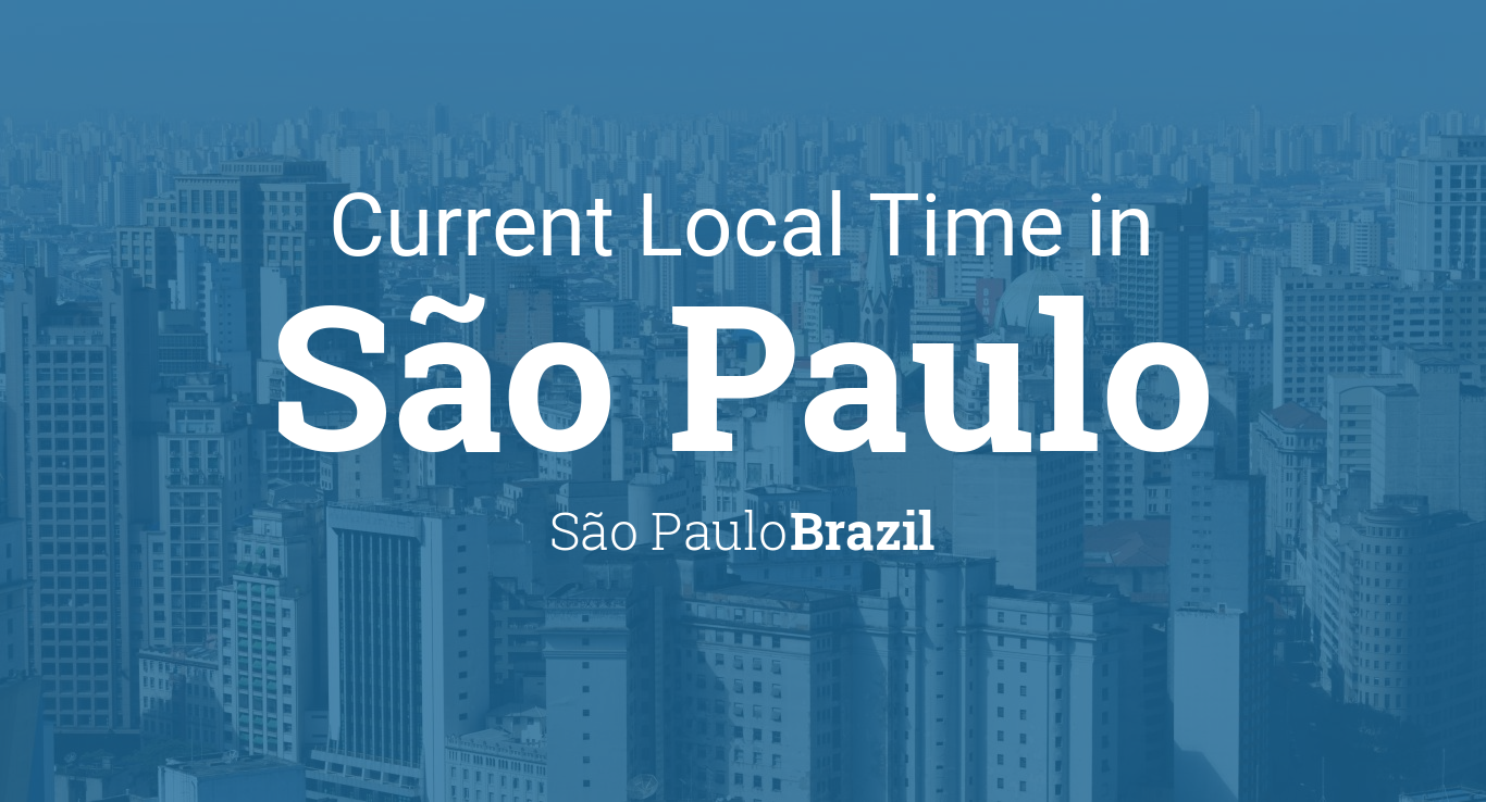 local time sao paulo