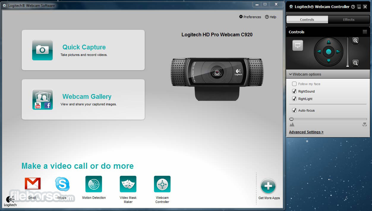 logitech 920 software