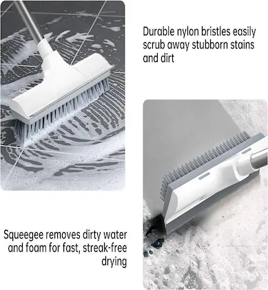 long handled scrubbing brush for tiles