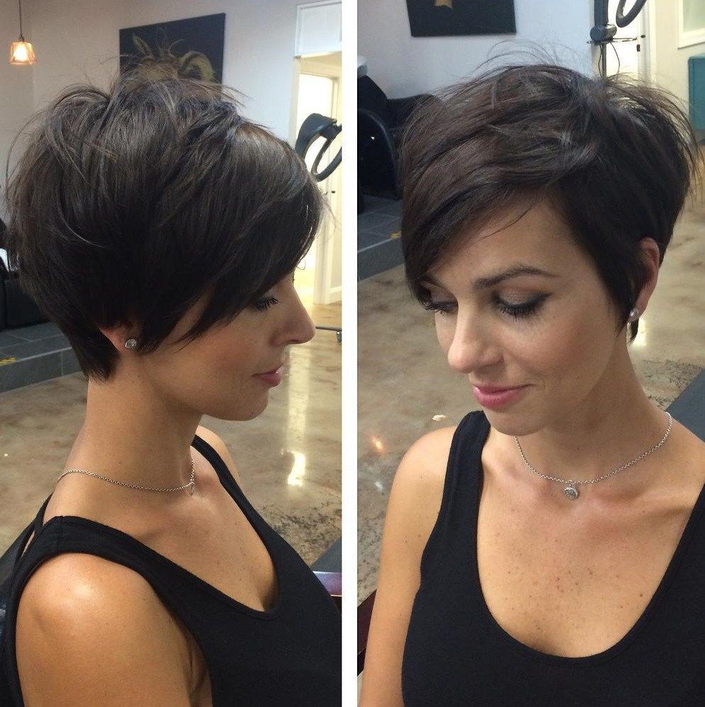 long pixie cut