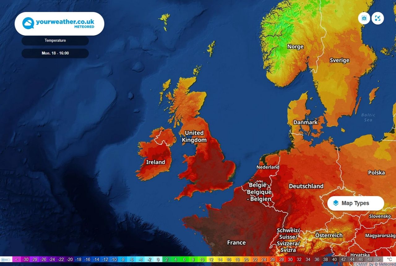 long range forecast london england