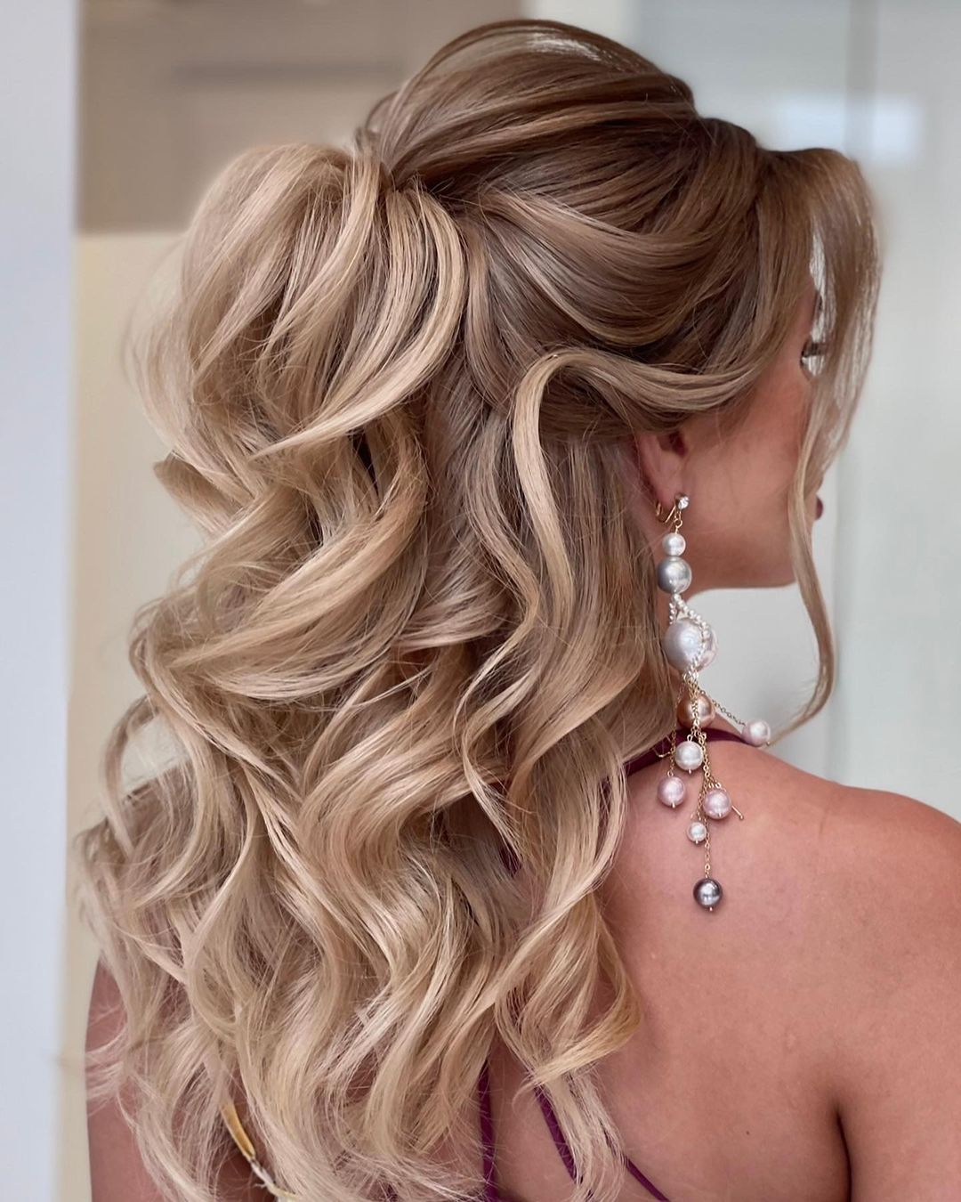 long wedding hair