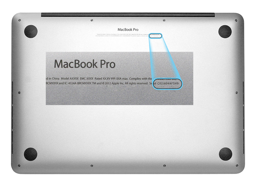 lookup mac serial number