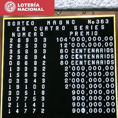 los resultado dela lotería nacional de ayer