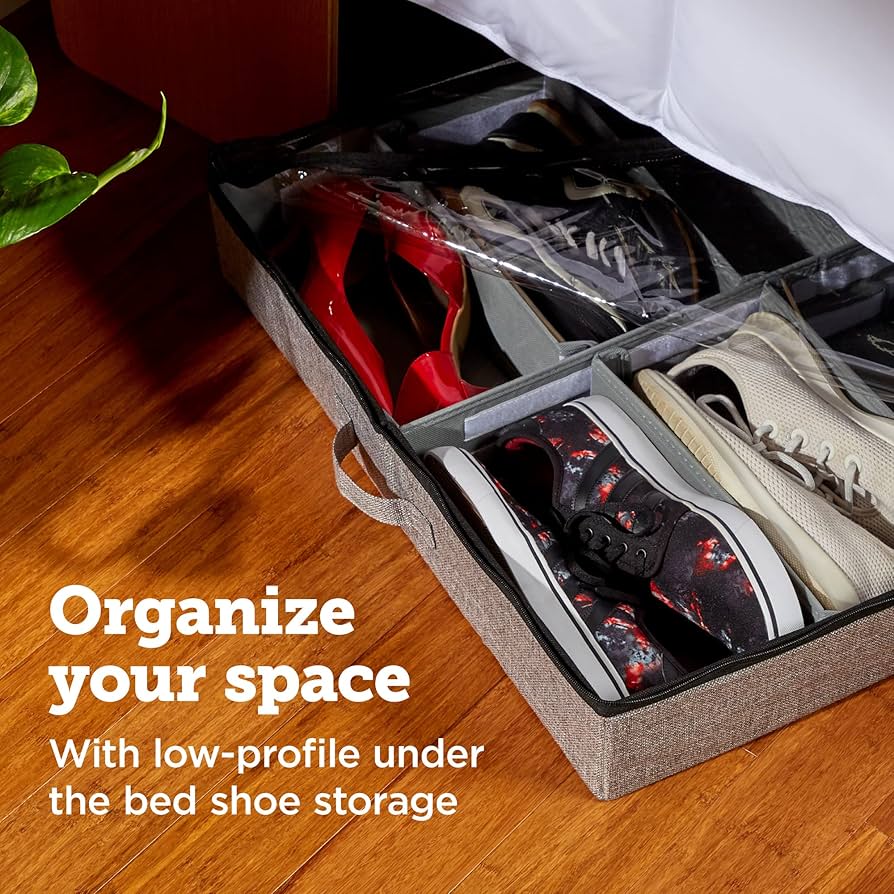 low profile under bed storage