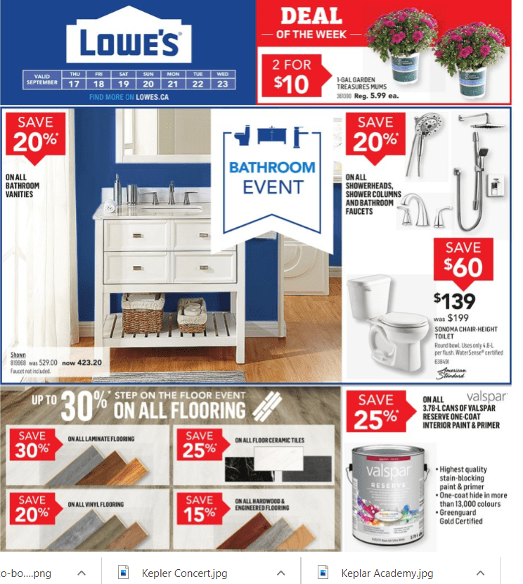 lowes flyer