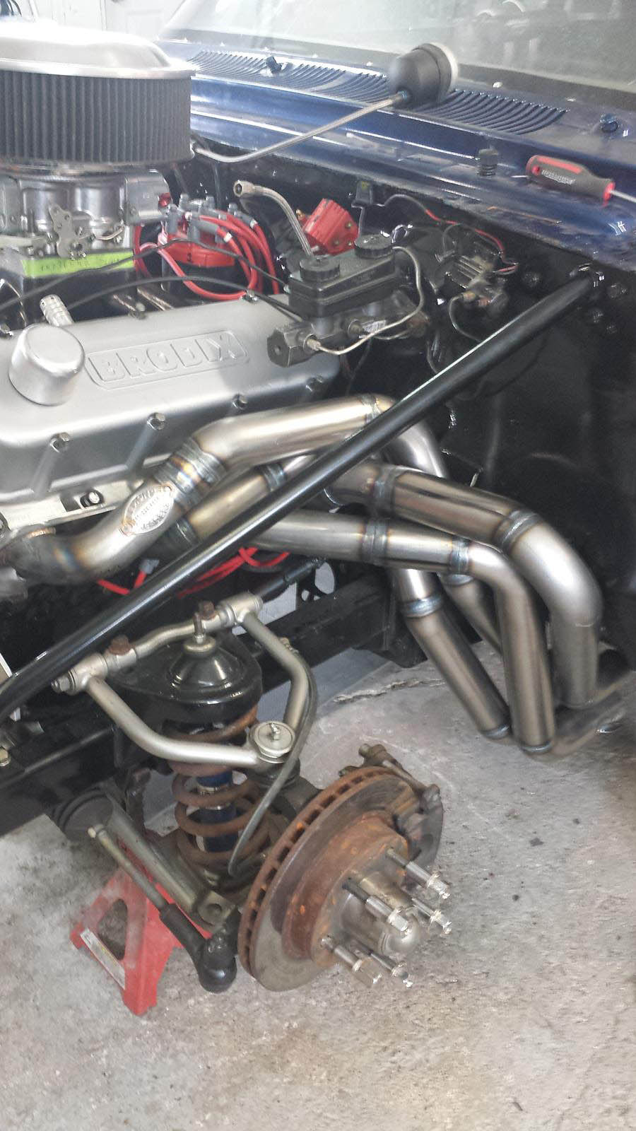 ls fenderwell headers