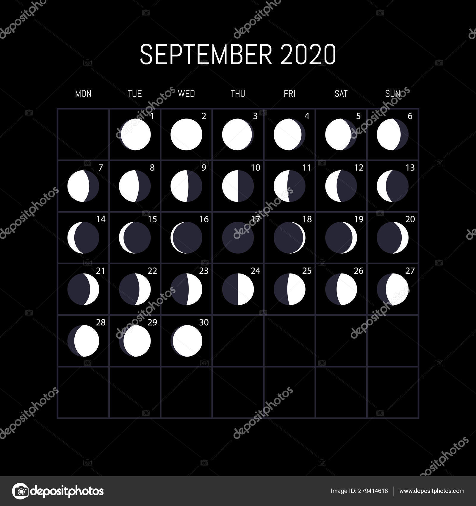 lunar phase calendar