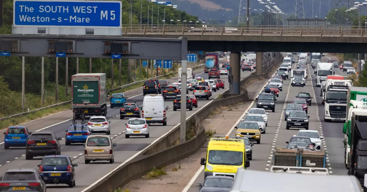 m5 bristol traffic news