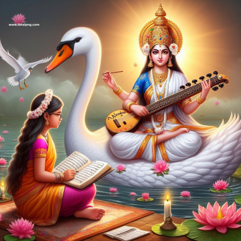 maa saraswati photo hd wallpaper download