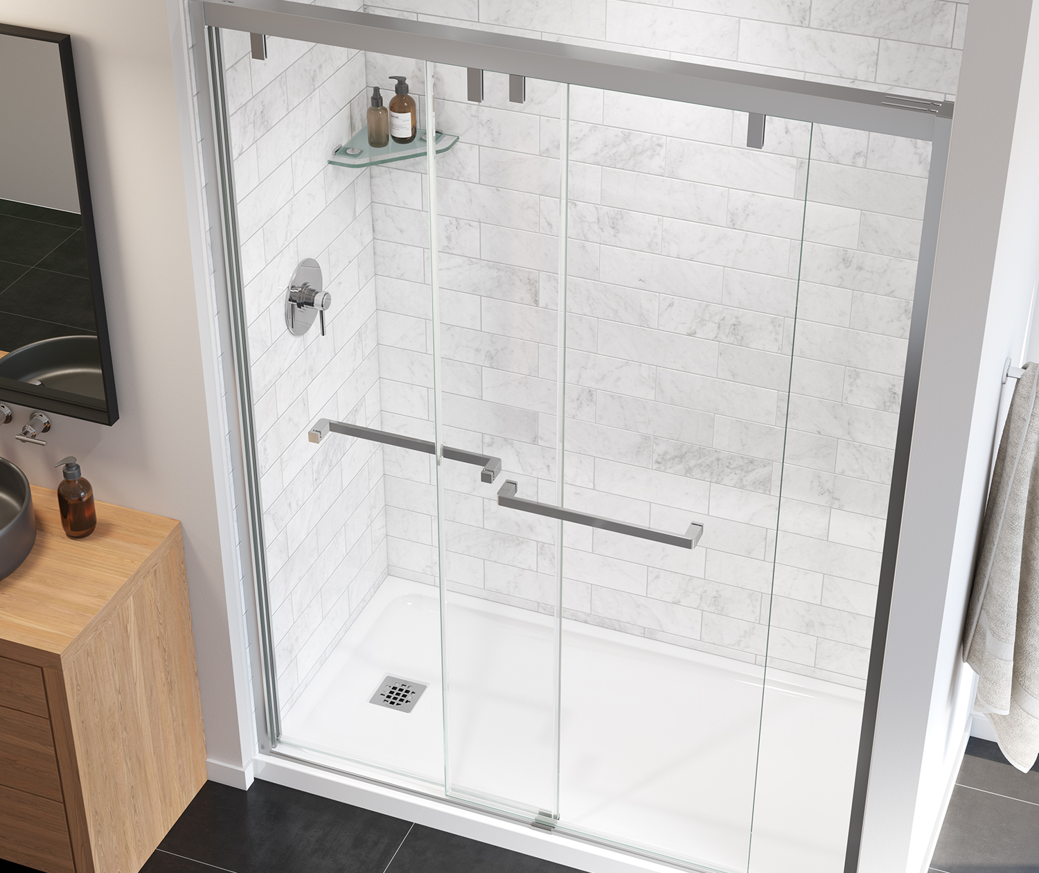 maax uptown shower door installation video