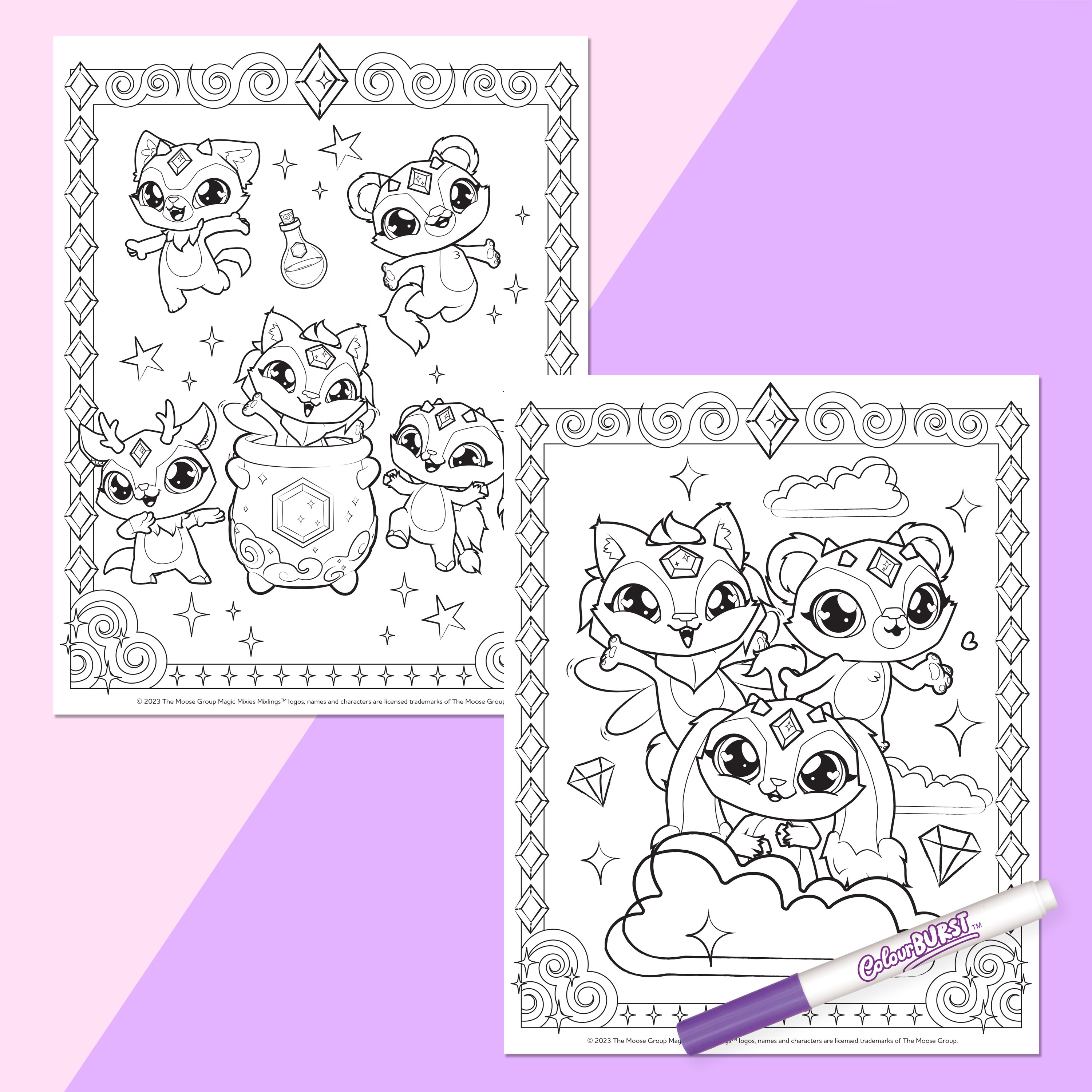 magic mixie coloring pages