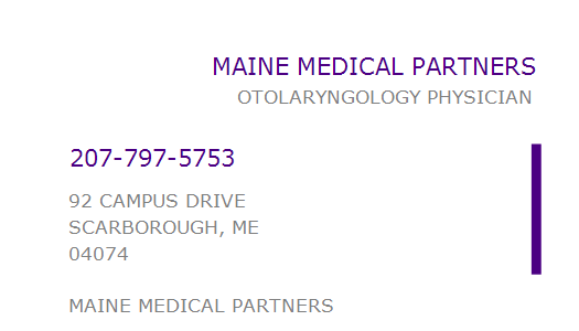 maine medical partners scarborough maine