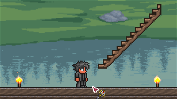 make stairs in terraria