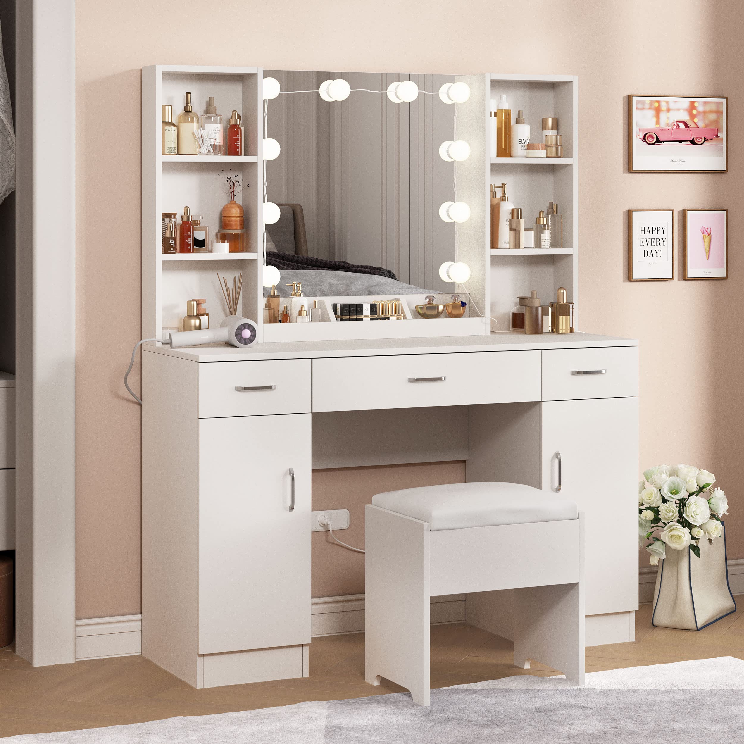 make-up vanity table