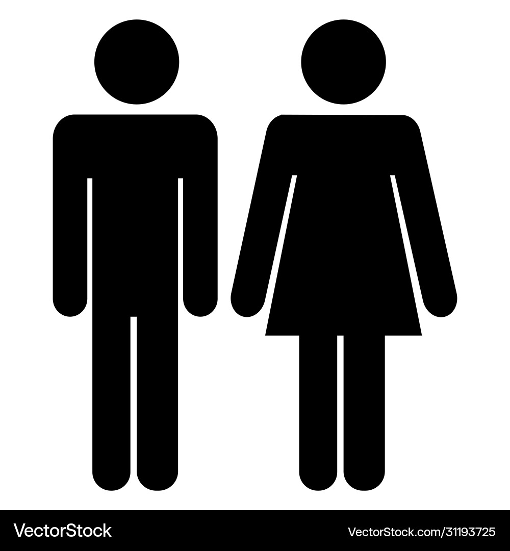 man and woman stick figure