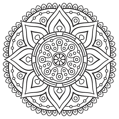 mandalas coloring