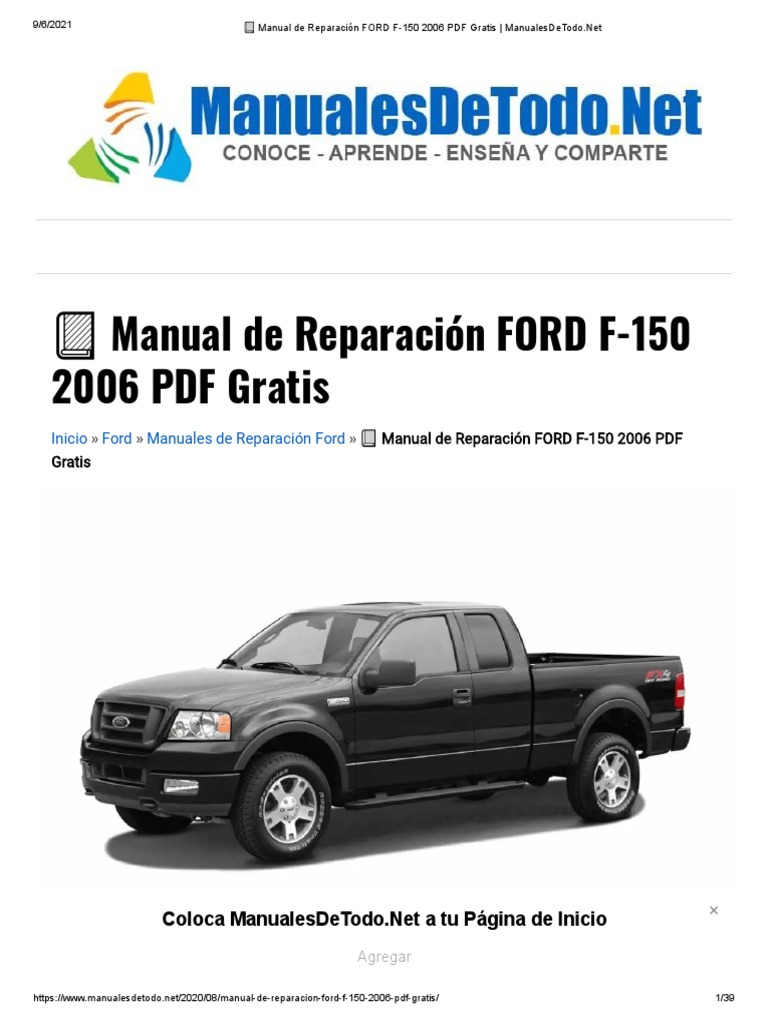 manual de ford 150