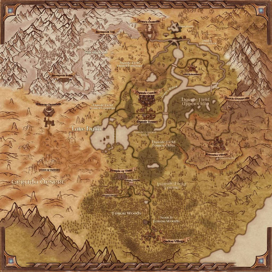 map twilight princess