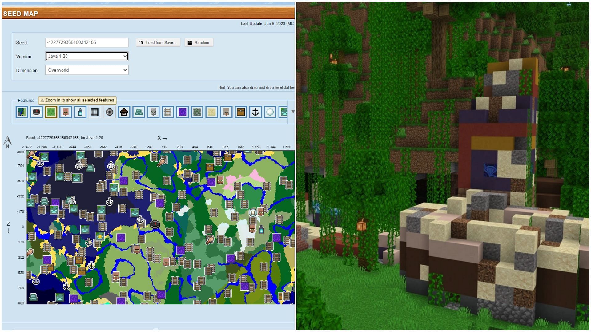 mapas minecraft seed