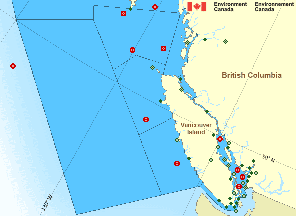 marine forecast british columbia