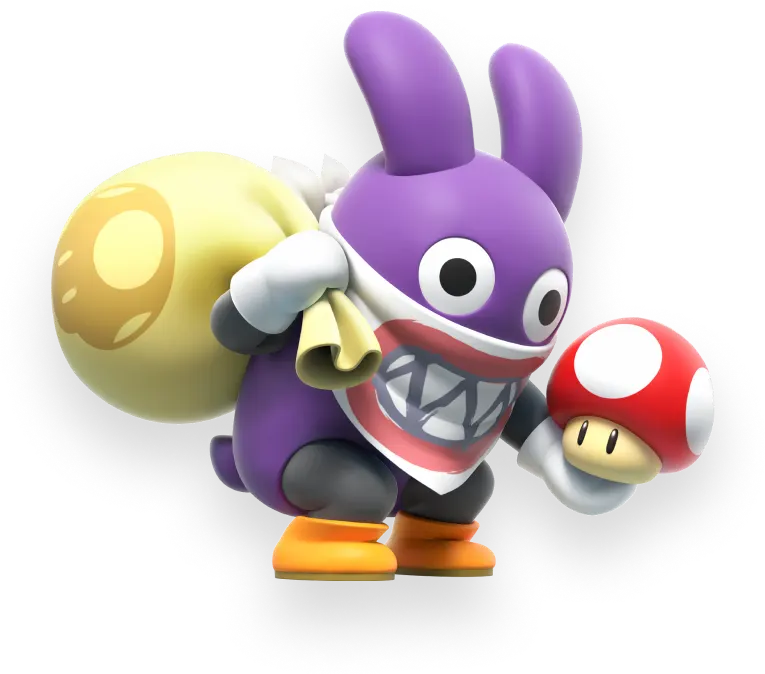 mario purple rabbit