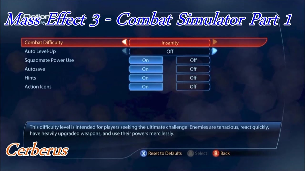 mass effect 3 combat simulator