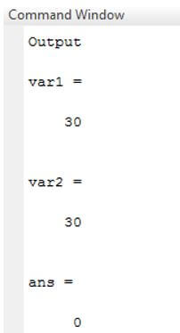 matlab is not equal