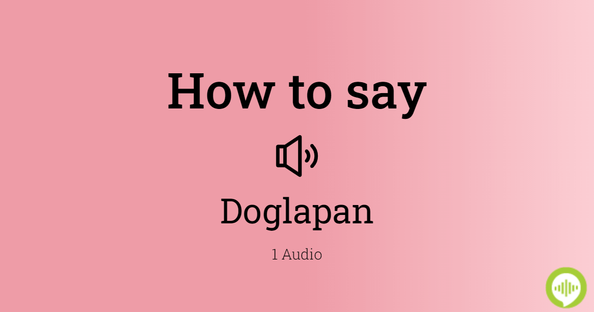 meaning of doglapan