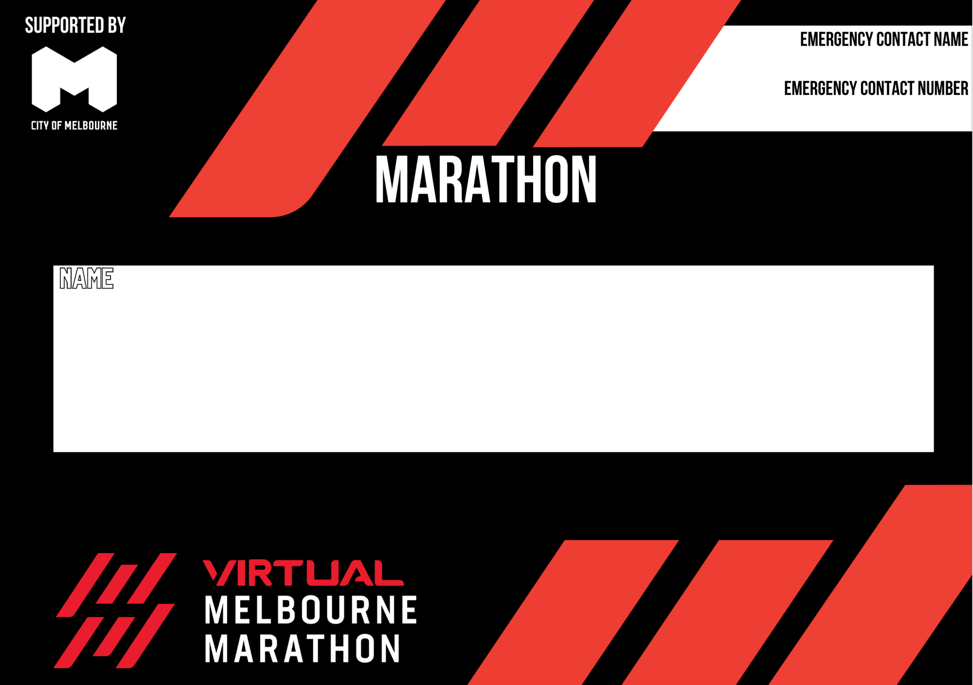 melbourne marathon bib collection