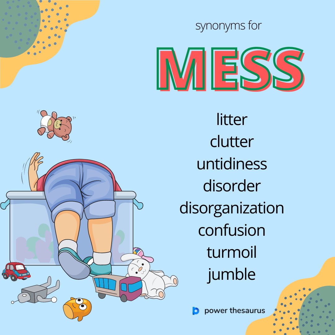 mess synonym