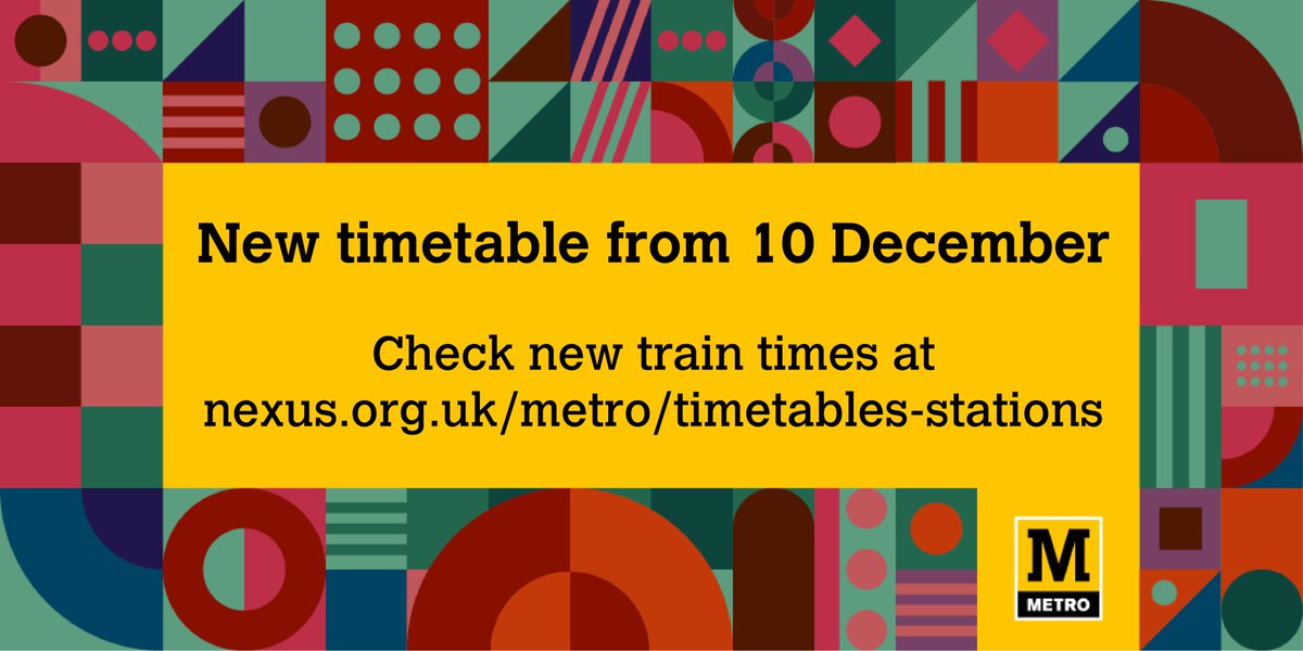 metro nexus timetable