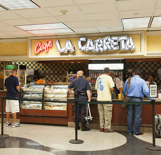 miami airport food court