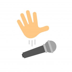 mic drop emoji combo