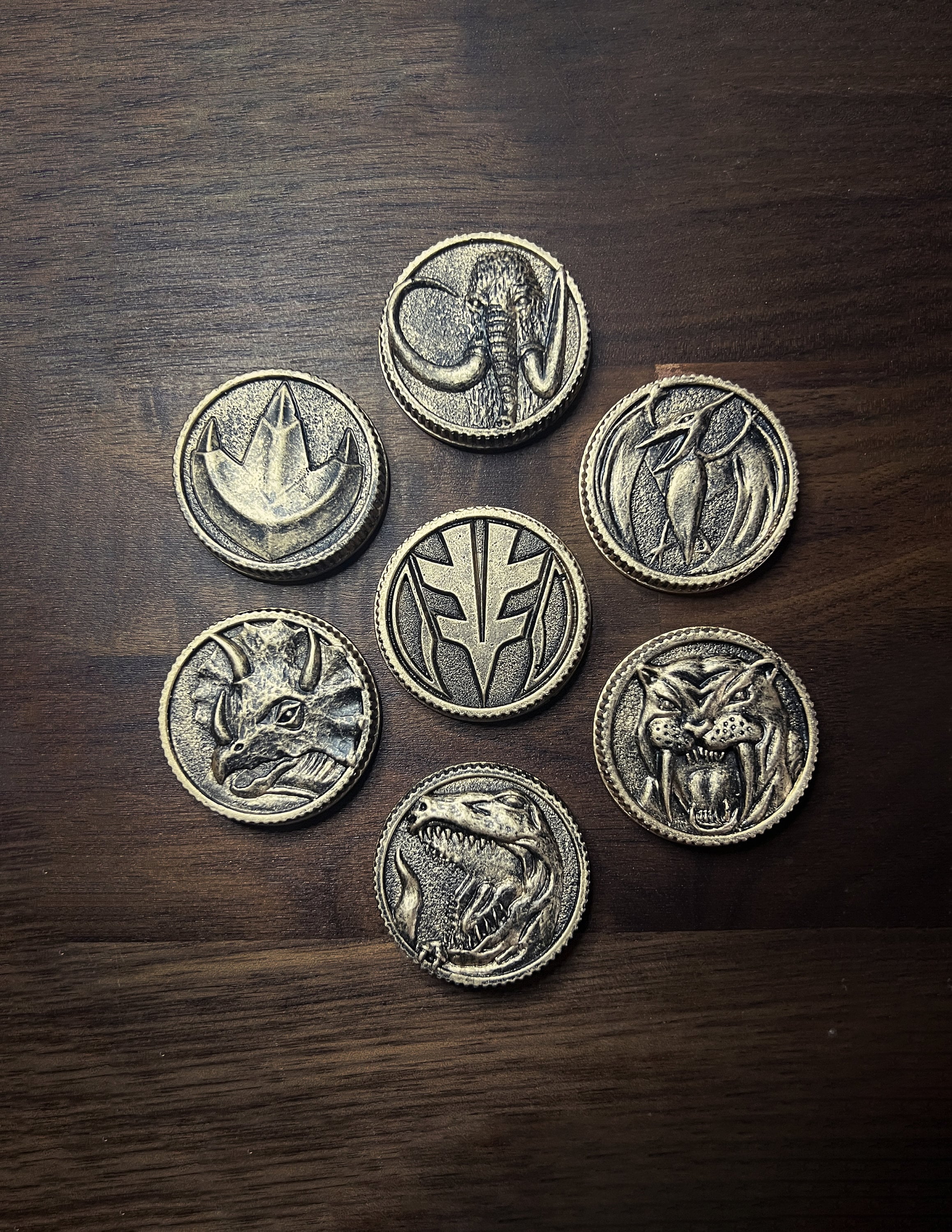 mighty morphin power rangers coins