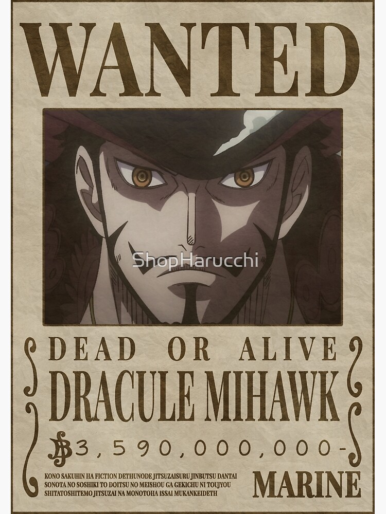 mihawk bounty