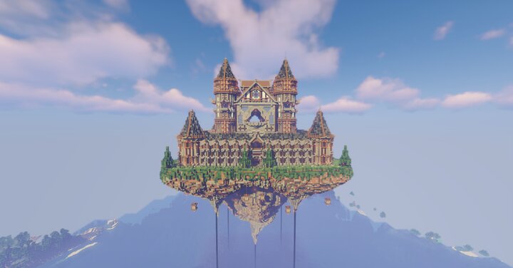 minecraft 100x100 castle