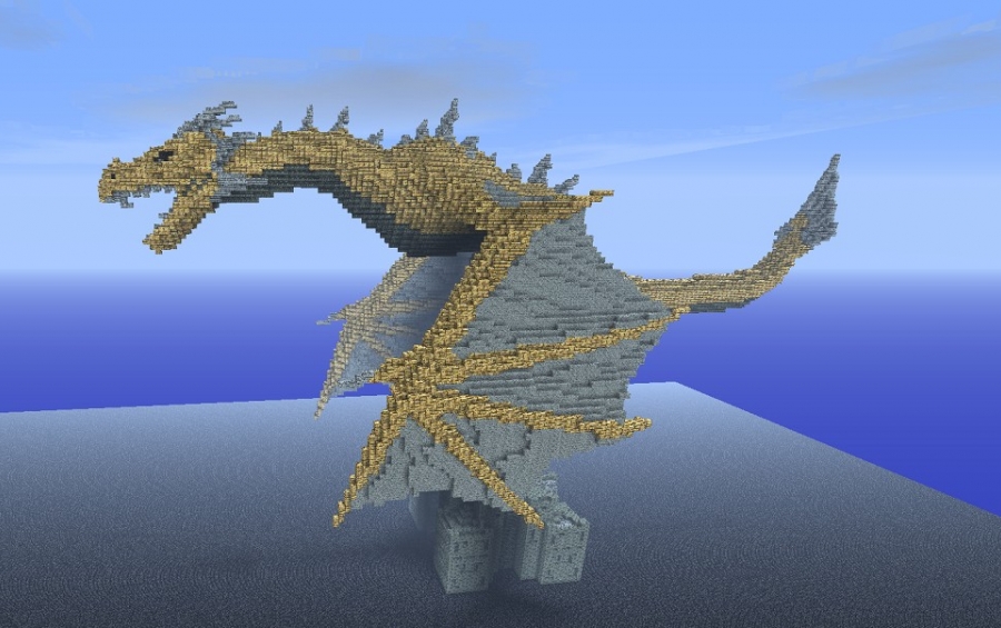 minecraft dragon build blueprints