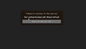 minecraft how to fix not authenticated with minecraft net