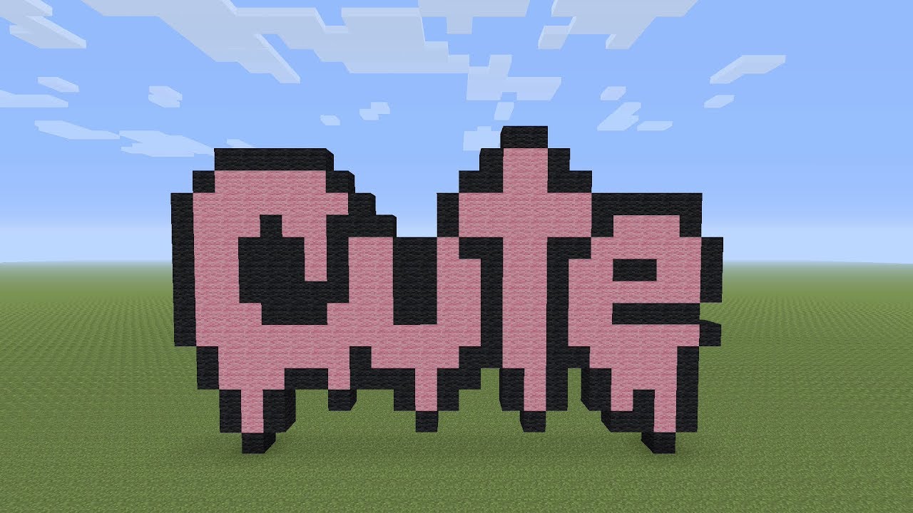 minecraft pixel art easy