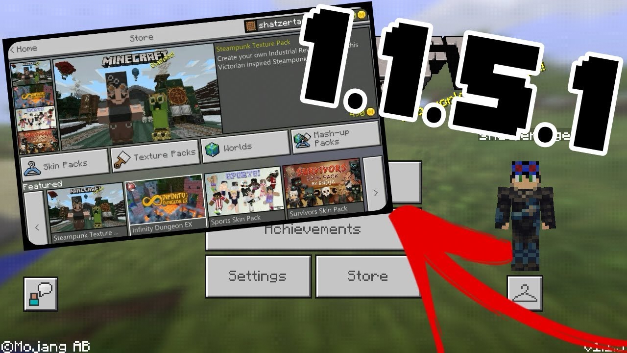 minecraft pocket edition 1.1 5.1