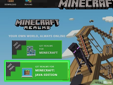 minecraft realms trial