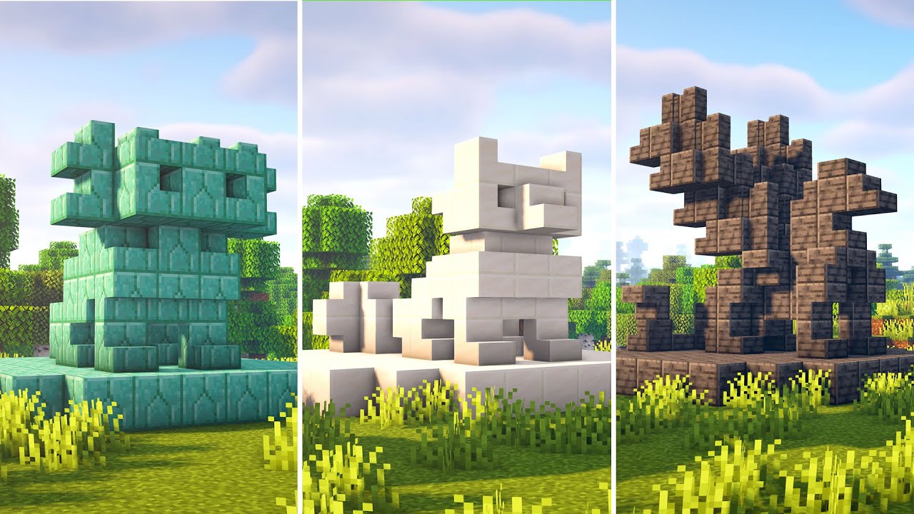 minecraft statues