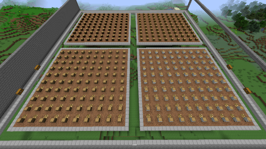 minecraft tree farm