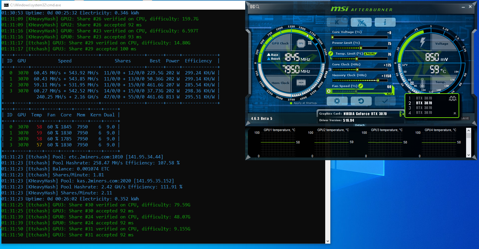 mining calculator kaspa