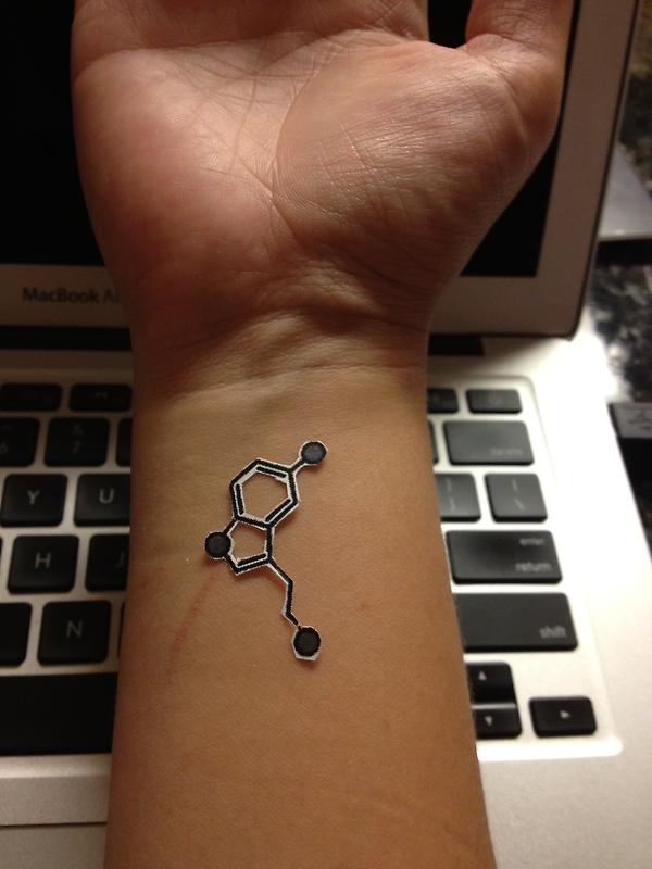 molecule tattoo
