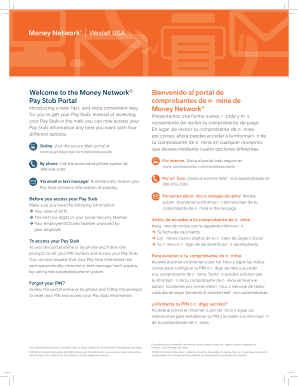 money network pay stub portal