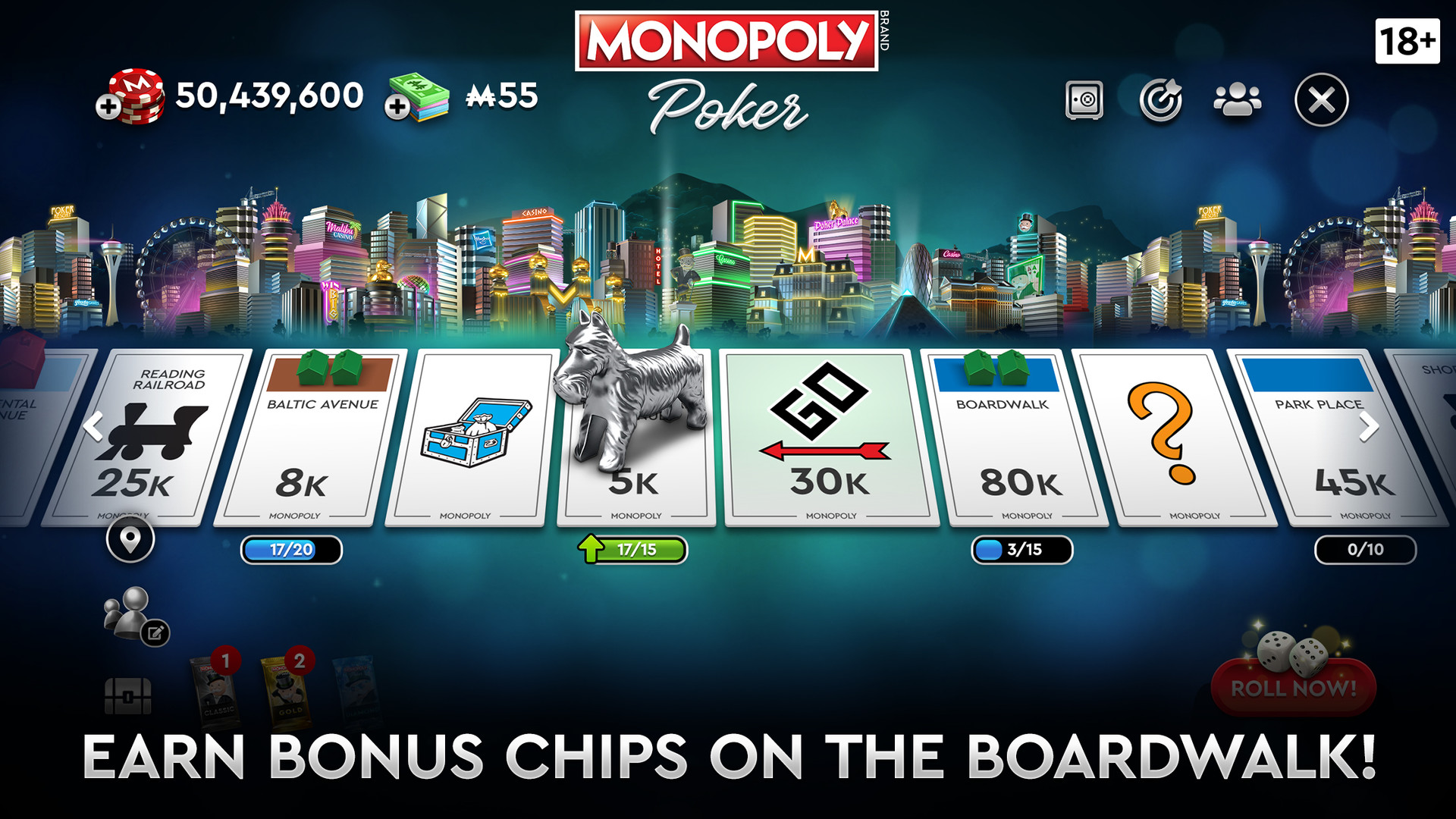 monopoly poker